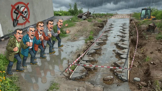 Ремонт провален. Новомичуринцы в ярости!